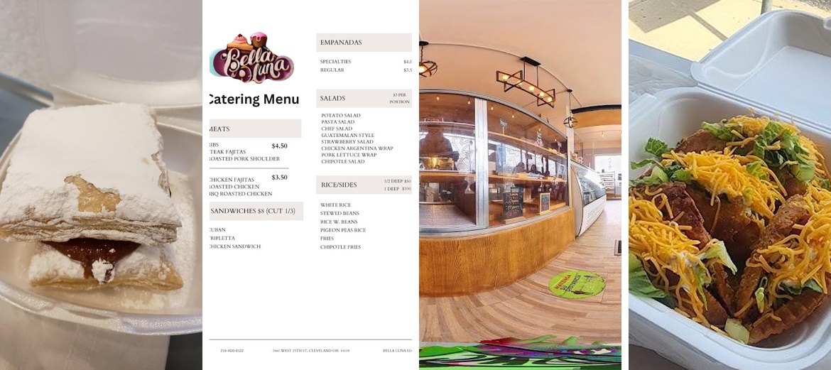 Bella Luna Menu
